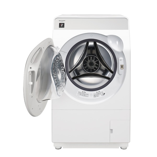 SHARP ドラム式洗濯機 本体 ホワイト SHARP ES-K11C-WL クリスタルホワイト [ドラム式洗濯乾燥機(洗濯11.0kg