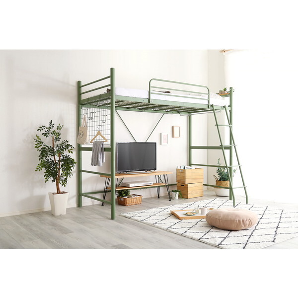 北欧インテリア 宮・コンセント付き ロフトベッド 北欧インテリア宮 コンセント付きロフトベッド SOPII-ソピー- 北欧