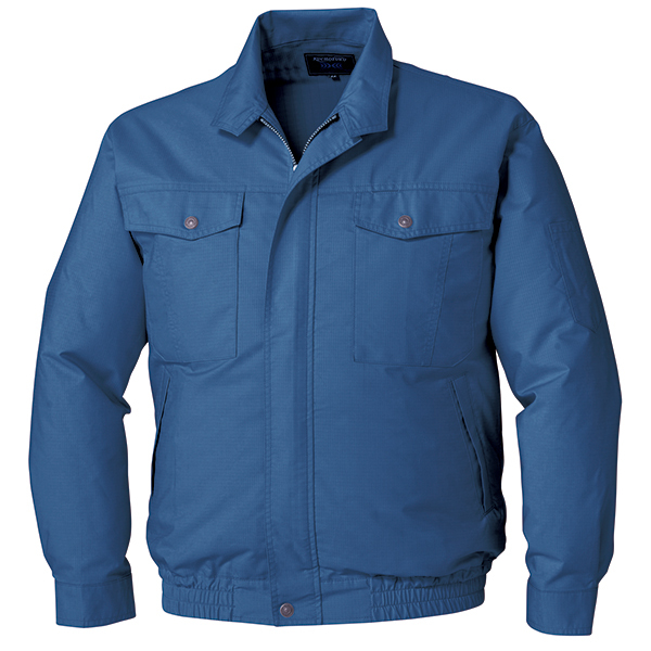 空調服 綿・ポリ混紡制電ウエアのみ ダークブルー 5LKU91710C14S7