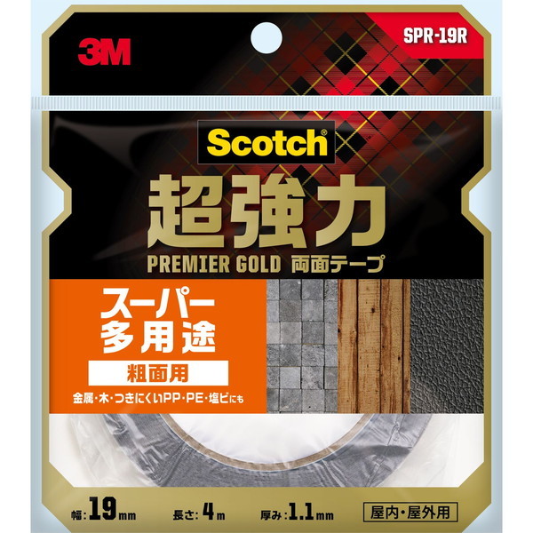 3M(X[G) XRb` ͗ʃe[v v~AS[h(X[p[pr)eʗp 19mm×4m