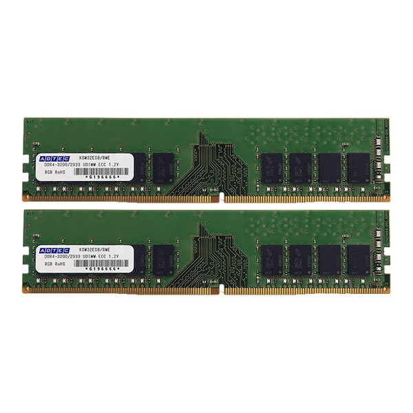 アドテック ADS3200D-R64GDA DDR4-3200 288pin RDIMM 64GB 2Rx4