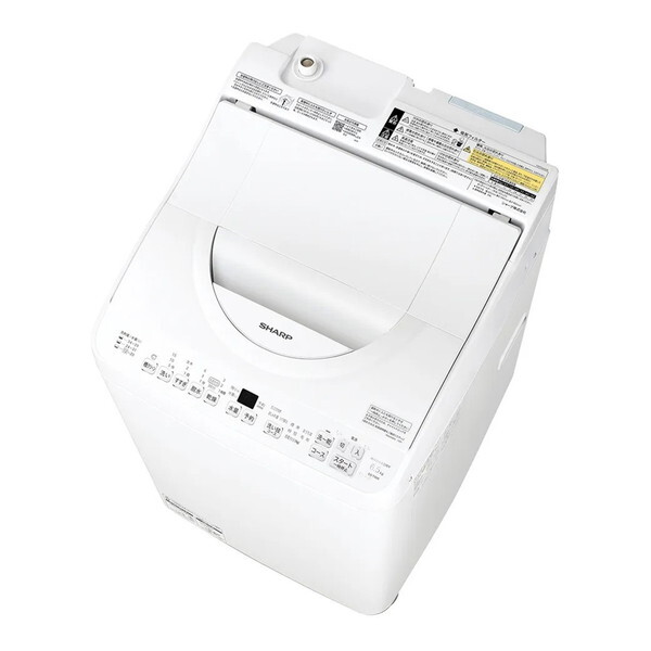 SHARP ES-TX6K-W �z���C�g�n ���Ȃ��� [�c�^���󊣑��@ (����6.5kg/����3.5kg)]
