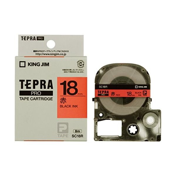 KING JIM SC18R ���b�h [PRO�e�[�v�p�X�e��]