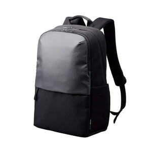 ELECOM BM-BPLTBK リュック 17L 軽量 撥水加工 15.6インチノートPC 収納可 通勤 通学 ビジネスバッグ ブラック
