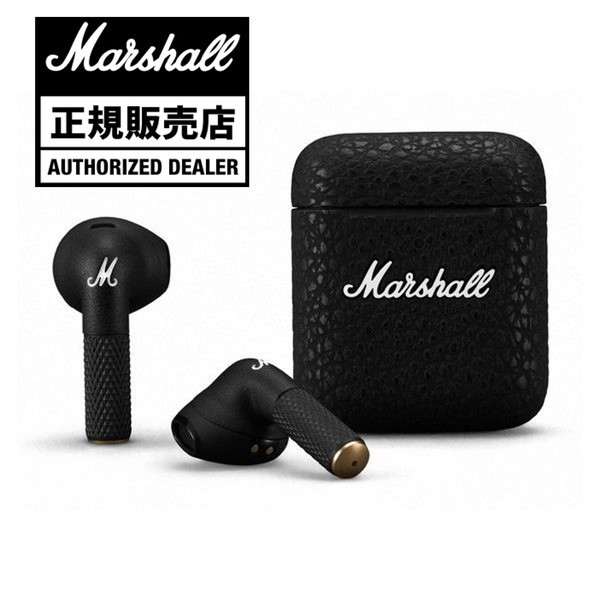 Marshall ワイヤレスイヤホン ブラック Marshall Minor III Black ブラック [完全ワイヤレスイヤホン