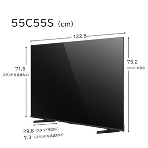Hisense 55C55S [55V型 地上・BS・110度CSデジタル 4Kチューナー内蔵