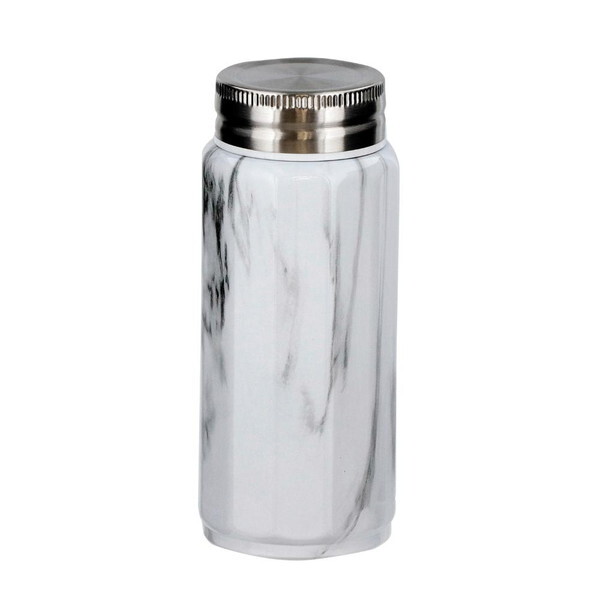 ベストコ NX-161 マグボトル スクリュー 340ml 保冷 保温 真空二重構造 ホワイト 大理石柄 MARBLE KITCHEN
