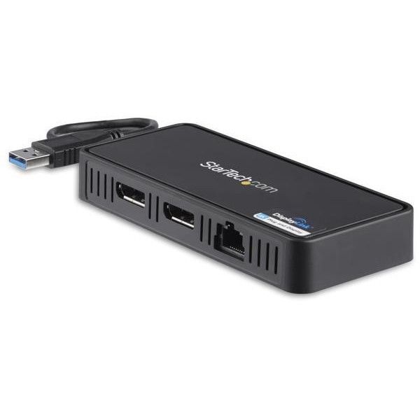StarTech USBA2DPGB ブラック [ミニドッキングステーション USB 3.0 デュアルDisplayPortモニタ対応 4K/60Hz  GbE] 激安の新品・型落ち・アウトレット 家電 通販 XPRICE エクスプライス (旧 PREMOA プレモア)