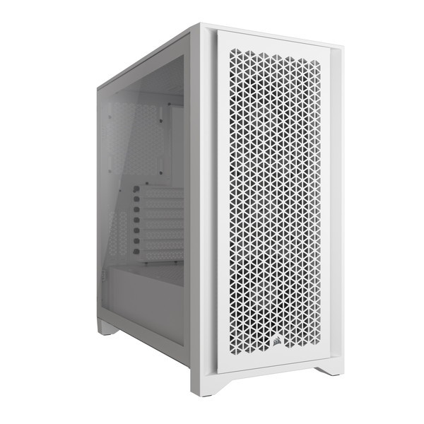 Corsair CC-9011241-WW iCUE 4000D RGB Airflow Mid-Tower True White