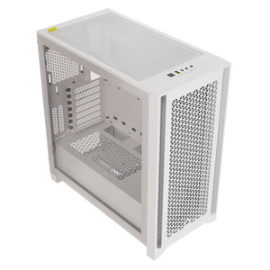 Corsair CC-9011241-WW iCUE 4000D RGB Airflow Mid-Tower True White