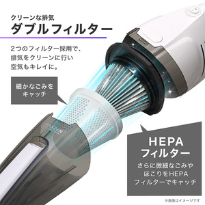 MAXZEN JC10SM01-WH ホワイト [コード式スティッククリーナー