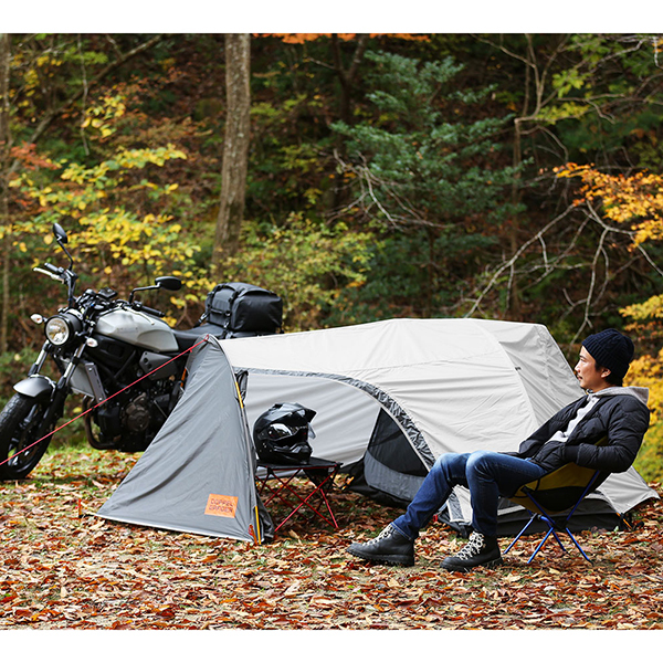 DOPPEL GANGER ツーリングテント DBT531-GY Coleman DOPPELGANGER DBT531-GY バイクツーリングテント1 グレー | 激安の新品