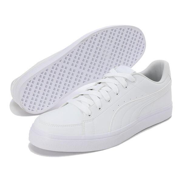 PUMA プーマ スポーツシューズ V コート バルク ホワイト 23cm 38990701