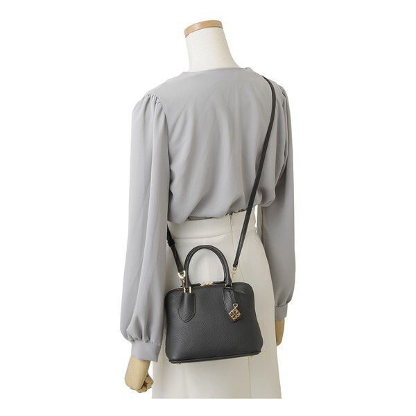 【超超超超超美品！！】TORY BURCHトリーバーチ/ハンドバッグ/ブラック トリーバーチ TORY BURCH バッグ （ブラック） - ファッション