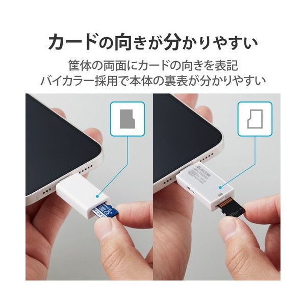 iphone　SDカードリーダー　データ転送　新品　ライトニング接続(822)
