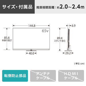 TVS REGZA 65Z875R REGZA [65V型 地上・BS・110度CSデジタル 4K