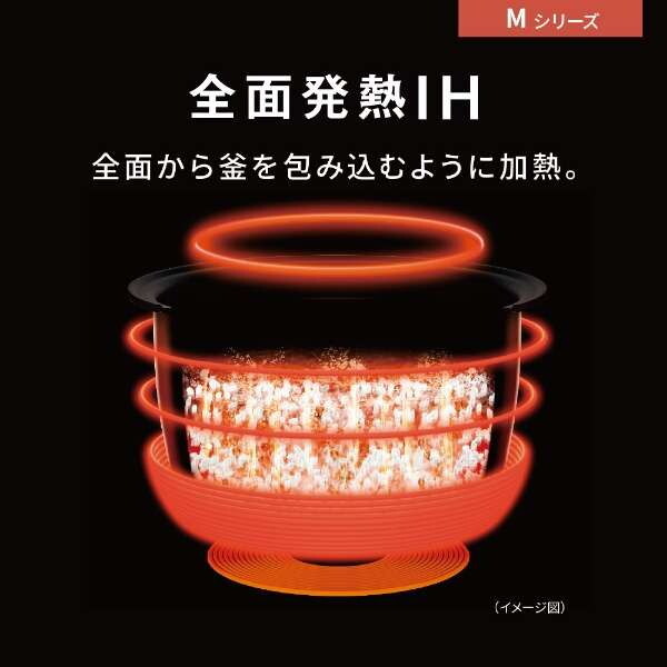 PANASONIC SR-M10B-W ホワイト おどり炊き [圧力IH炊飯器 (5.5合