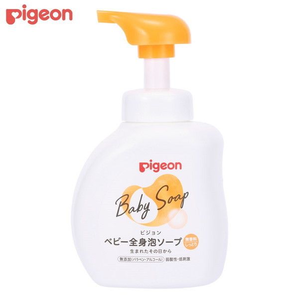 ピジョン 薬用 全身泡ソープ ももの葉 450ML