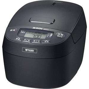 TIGER JPV-C100KG グロスブラック 炊きたて [圧力IH炊飯器(5.5合炊き