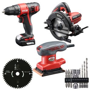 リョービ(RYOBI) DIY中級工具5点セット BD-1110L1 648900A 充電式