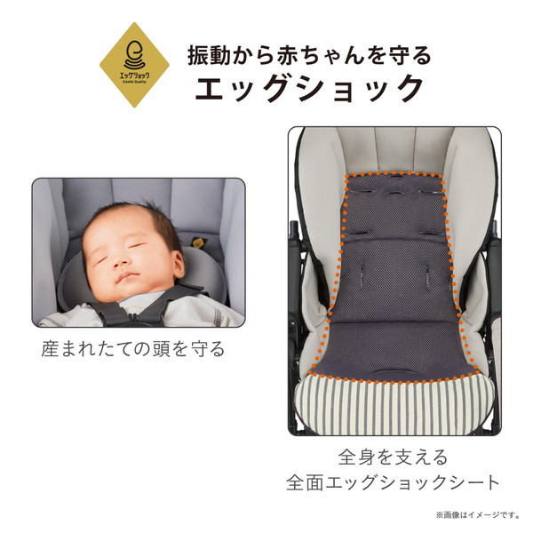 Combi コンビ ホワイトレーベル スゴカルα 4キャス compact エッグ