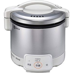 Rinnai RR-050VQ(W)-13A グレイッシュホワイト こがまる [ガス炊飯器