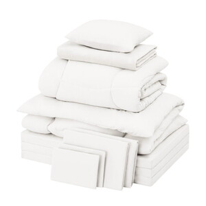 アイリスオーヤマ KFS-KM10S ホワイト [こだわりマットレス付き布団10点セット]