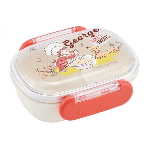 スケーター QAF1AG おさるのジョージ [子供用 お弁当箱 小さめ