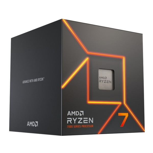 AMD Ryzen7 7700 With Wraith Prism Cooler 100-100000592BOX [CPU (8C