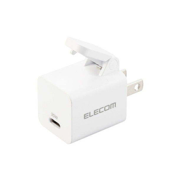 ELECOM MPA-ACCP31WH USB Type-C[d PDΉ 20W ^CvC ×1 ЎŊyɔ郌o[t ^ y ACA_v^[ zCg
