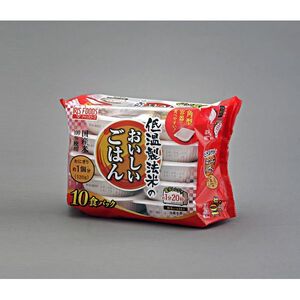 アイリスオーヤマ 低温製法米のおいしいごはん 国産米100% 120g×10Pパック×4【40食】