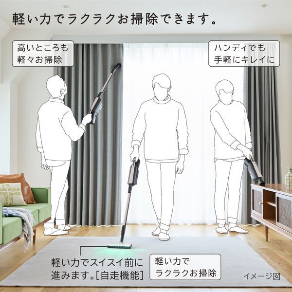 日立 PKV-BK50P(C) ベージュ かるパックスティック [紙パック式