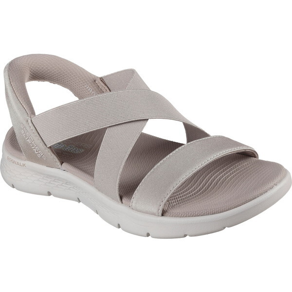 SKECHERS �X�P�b�`���[�Y 141489 TPE GO WALK FLEX SANDAL - GLIMMER �g�[�v 23.0cm [�T���_�� ���f�B�[�X]