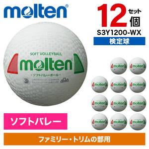 12個セット】モルテン ミニソフトバレーボール グリーン S2Y1200-G