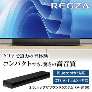 TVS REGZA RA-B100 REGZAサウンドシステム [サウンドバー Bluetooth対応]