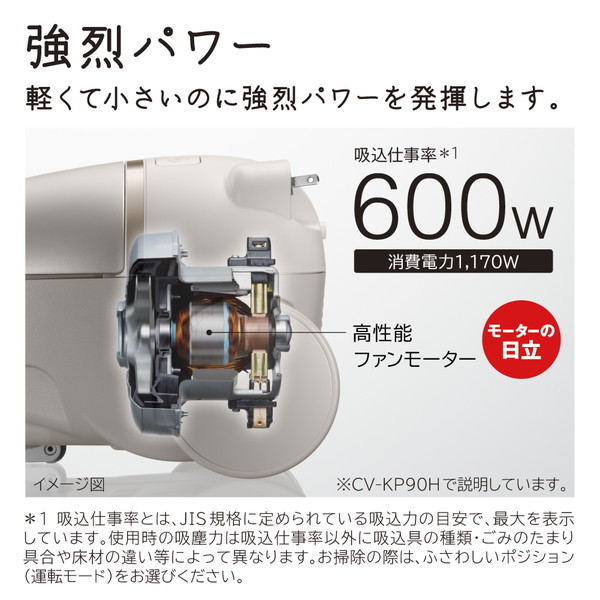 日立 CV-KV70H ホワイト かるパック [紙パック式掃除機(コード式 タービンブラシ)] | 激安の新品・型落ち・アウトレット 家電 通販  XPRICE - エクスプライス (旧 PREMOA - プレモア)