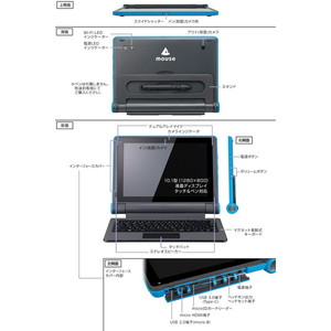 マウスコンピューター DA-TACS6M4 [タブレットパソコン 10.1型 / Windows 10 Pro]