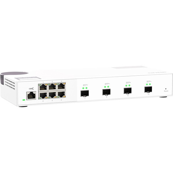 QNAP QSW-M2106-4S [スイッチングハブ (10ポート/10GbE SFP+・2.5GbE