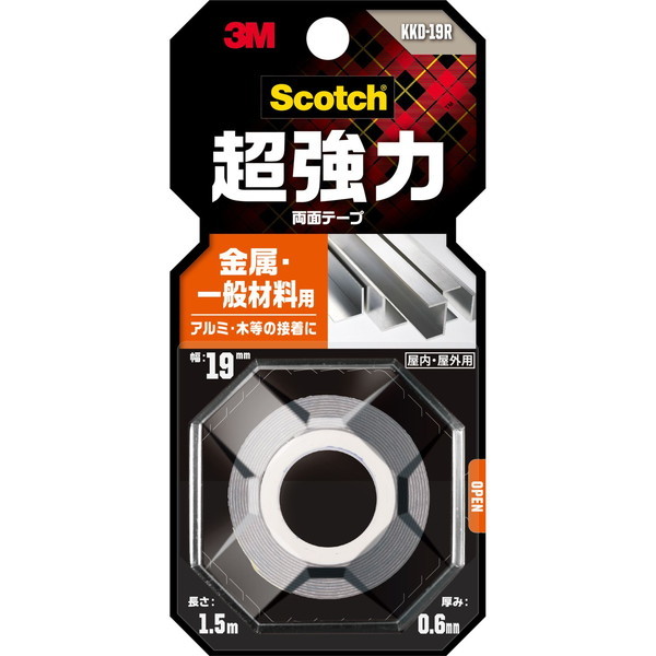 3M(X[G) XRb` ͗ʃe[v Eʍޗp 19mm×1.5m