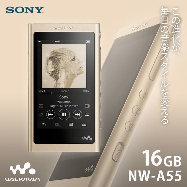 SONY NW-A55-N ペールゴールド Walkman(ウォークマン) A50シリーズ