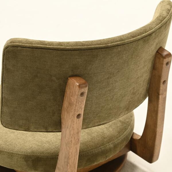 光製作所 ZA-ルオラ ラウンド GN [木製回転座椅子] | 激安の新品・型