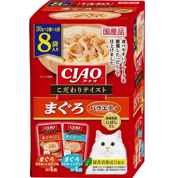 いなばペットフード CIAO こだわりテイスト まぐろ ささみ・しらす入り