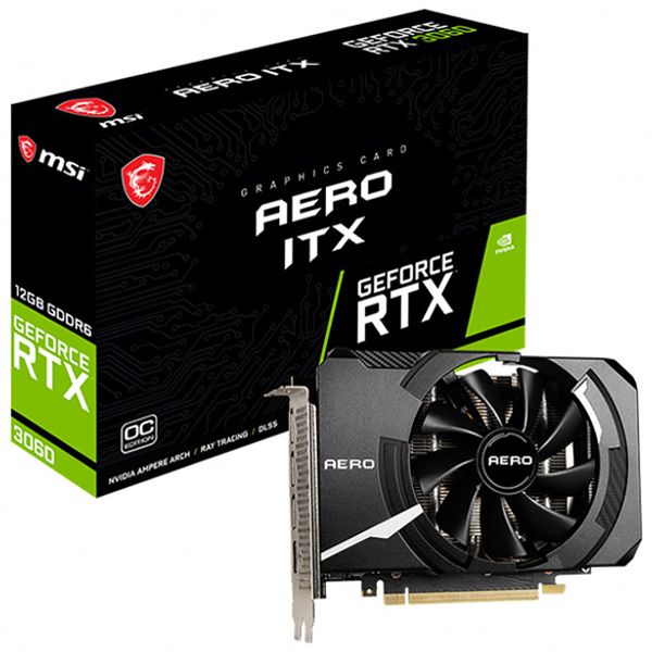 MSI GeForce RTX 3060 AERO ITX 12G OC [グラフィックボード（PCIExp