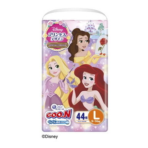 大王製紙 グーン ぐんぐん吸収パンツ Lサイズ 44枚 プリンセスデザイン [ベビー用おむつ]