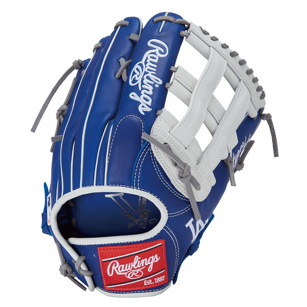 根性岩◆Rawlings LAドジャース 野球 グローブ◆左 ローリングス HYPER TECH MLB TEAM ロサンゼルス・ドジャース