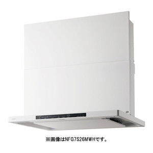 NORITZ NFG9S25MWH ホワイト Curara(クララ) [レンジフード (スリム型ノンフィルター・シロッコファン・幅90cm・コンロ連動なし)]
