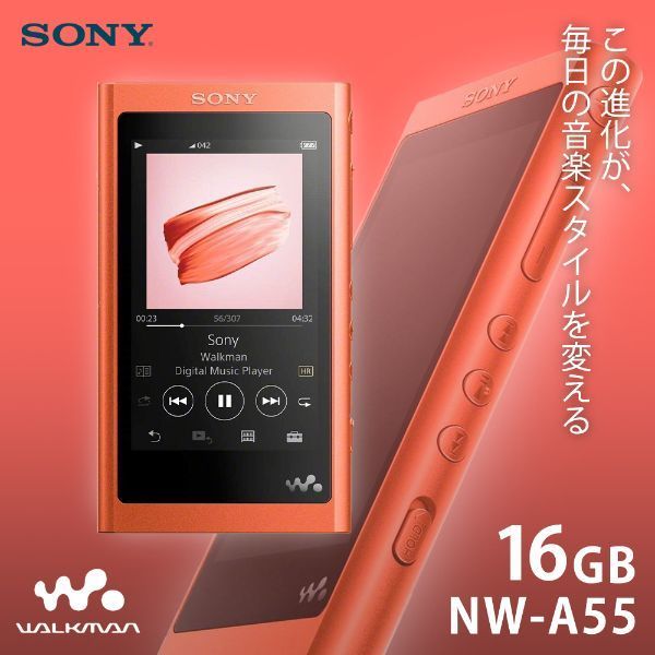 SONY ウォークマン Aシリーズ NW-A55(R)-