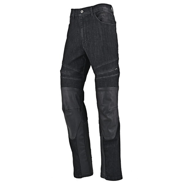 デイトナ D63313 バイク ライディングパンツ 春夏秋 ストレッチ ジーンズ レザー補強 ヒートガードデニムパンツ DB-011 ブラック 2XLサイズ