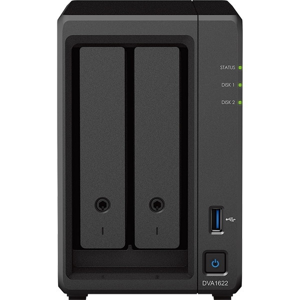 Synology DVA1622 ディープラーニングNVRシリーズ [NAS (2ベイ