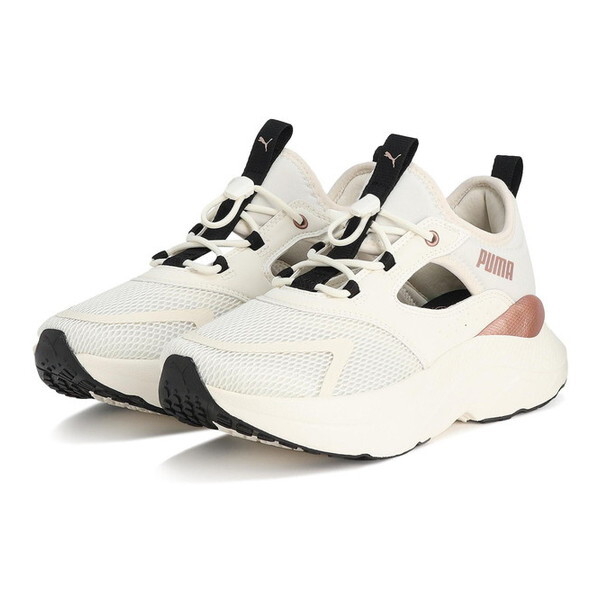 PUMA �v�[�} �X�|�[�c�V���[�Y SOFTRIDE ���C�u �~���[�� �E�B�����Y �z���C�g 23.0cm 312001 01